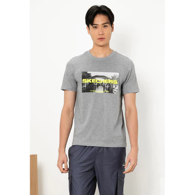 Áo Thun Tay Ngắn Nam Skechers Lifestyle PhysicalAcademiaCollectionLounge ShortSleeve Tee-L224M075-004F Online Sale