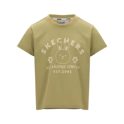 Áo Thun Tay Ngắn Bé Gái Skechers Short Sleeve Tee - SL125G090-KG03 Online Sale