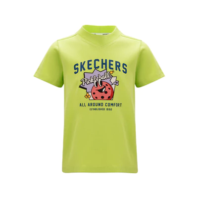 Áo Thun Tay Ngắn Bé Gái Skechers Pickleball Short Sleeve Tee - SL225G103-AG02 Online Sale
