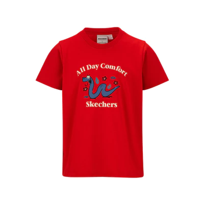 Áo Thun Tay Ngắn Trẻ Em Skechers CNY Short Sleeve Tee - SL125K245-005G Online Sale