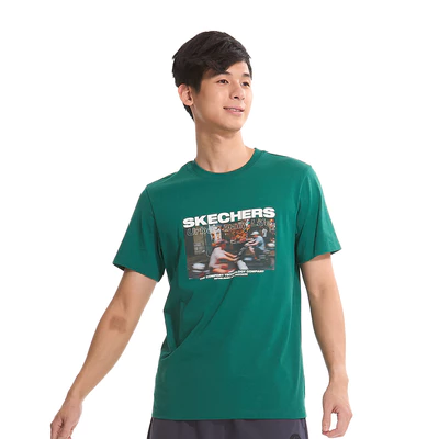 Áo Thun Tay Ngắn Nam Skechers Lifestyle PhysicalAcademiaCollectionLounge ShortSleeve Tee-L225M002-001Z Online Sale