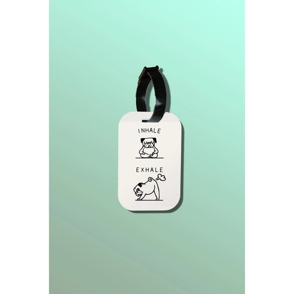 Thẻ hành lý của chodole làm bằng gỗ ép cán nhựa cao cấp in hình thú cưng Pet Lovers Yoga