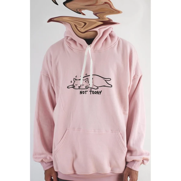  Áo khoác hoodie unisex cotton hình Cat Lover Series - Not Today (nhiều màu)