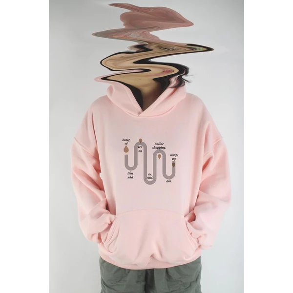 Áo khoác hoodie unisex cotton hình Vòng đời của lương - Lương Life Cycle (nhiều màu)
