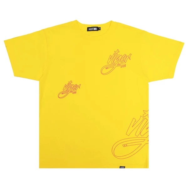 Áo thun unisex ngắn tay VIGER MULTI NAMETAG LOGO Tee