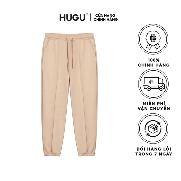 Quần thun dáng suông unisex HUGU - Lion Pant - co giãn tốt