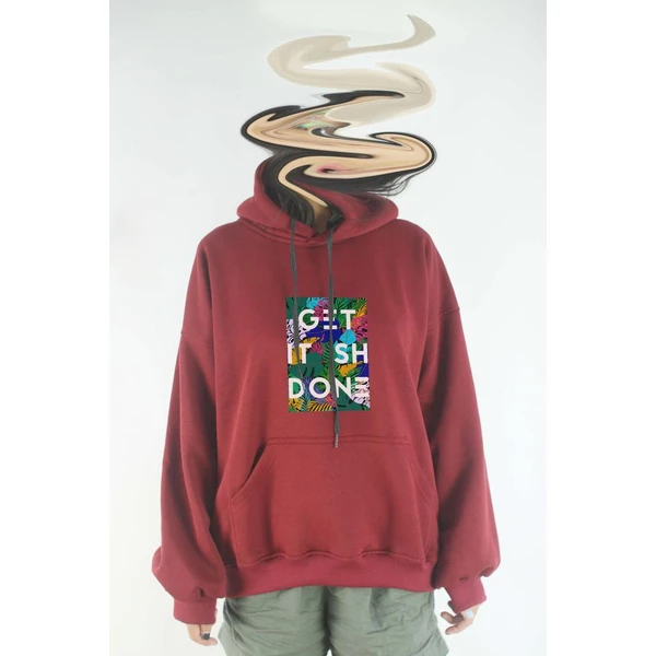 Áo hoodie unisex chodole chất liệu hoodie nỉ, đẹp form rộng cho cả nam và nữ in hình độc đáo Get Shit Done