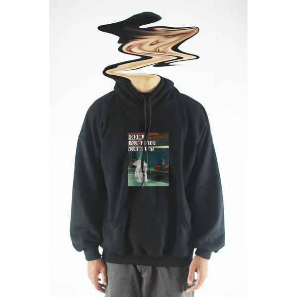 Áo khoác hoodie unisex cotton hình I found a bit of your bullsht (nhiều màu)