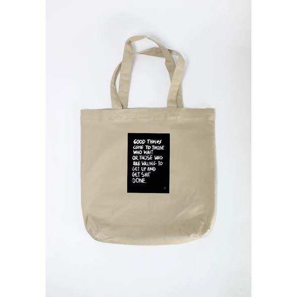 Túi Tote Nữ In Hình Good Things có sẵn 2 màu