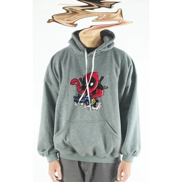 Áo khoác hoodie unisex cotton hình Super Heroes series - Dead Race (nhiều màu)