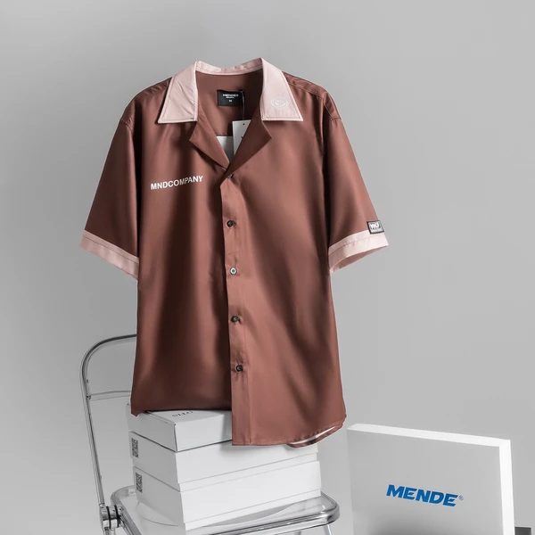 MENDE - CD Band Shirt - Áo Sơ Mi Nam Tay Ngắn
