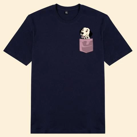 Áo thun unisex cotton in hình Pet lover Peekapoo - Dalamtian chó đốm (nhiều màu)