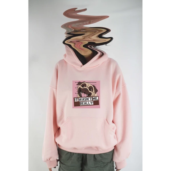 Áo khoác hoodie unisex cotton hình Pet Lovers , It was not me - Silly Pug (nhiều màu)