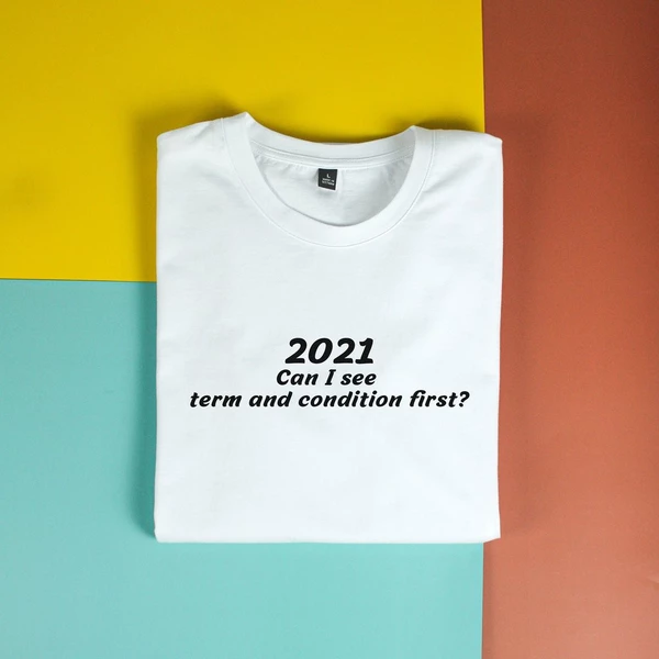 Áo thun tay ngắn unisex Chodole cho cả nam và nữ, chất liệu vải cotton in hình 2021 Can I see term and condition first?