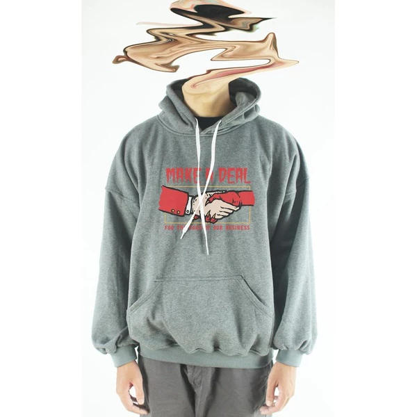 Áo hoodie unisex chodole chất liệu hoodie nỉ, đẹp form rộng cho cả nam và nữ in hình độc đáo Make a deal with Devil