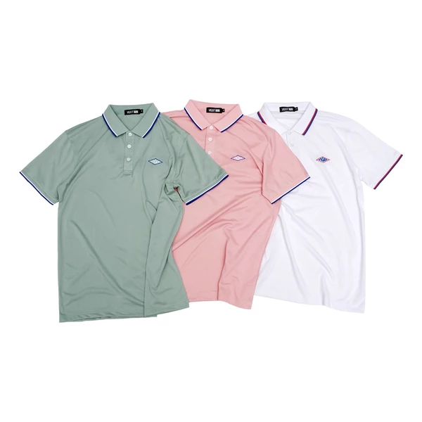 VIGER DIAMOND BADGE Striped Polo - Áo thun có cổ