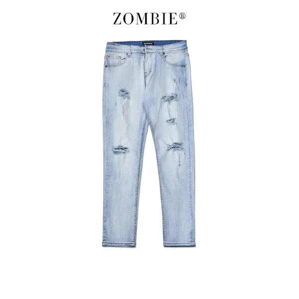 Quần ZOMBIE® Ripped Pants In Blue