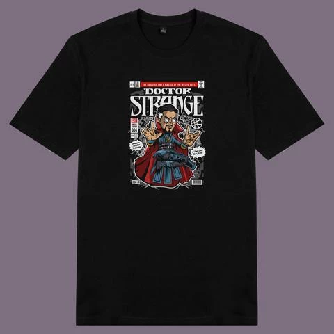 Áo thun ngắn tay unisex Chodole chất liệu vải cotton in hình pop culture cartoon series - Doctor Strange