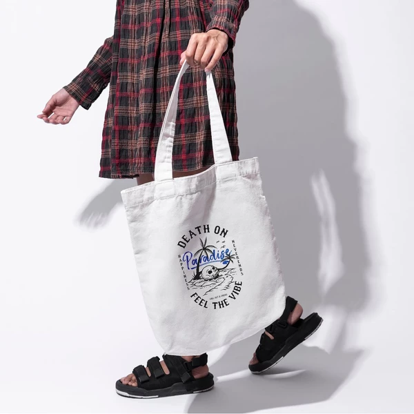Túi vải tote bag của Chodole chất liệu túi canvas vải bố đẹp in hình độc đáo  Death on paradise