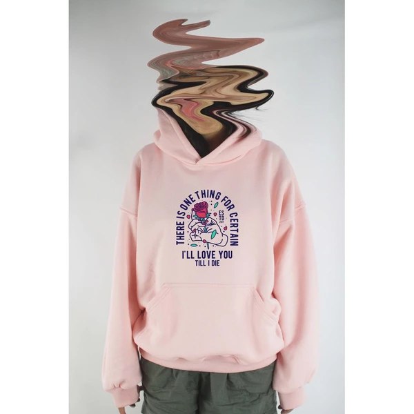 Áo hoodie unisex chodole chất liệu hoodie nỉ, đẹp form rộng cho cả nam và nữ in hình độc đáo I'll love you till I die