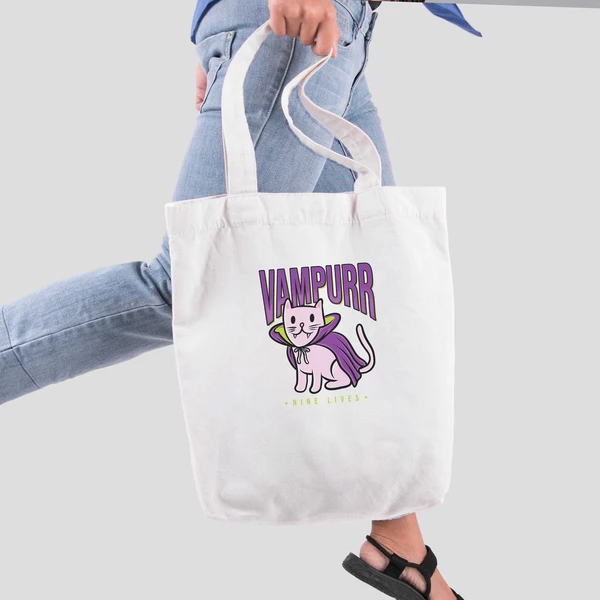 Túi vải tote bag của Chodole chất liệu túi canvas vải bố đẹp in hình độc đáo thú cưng Cat Lovers - Vampurr