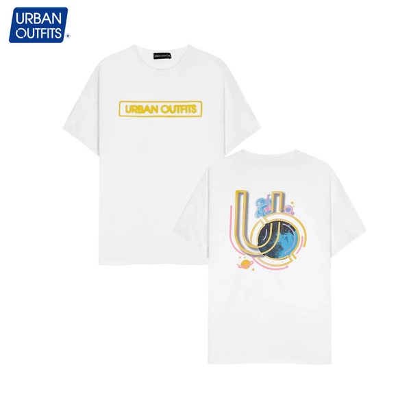 Áo Thun Nữ Tay Lỡ Form Rộng URBAN OUTFITS Cổ Tròn Unisex Big Size 90kg GALAXY UO Vàng 100% Cotton Cao Cấp OUTFIT ATO12