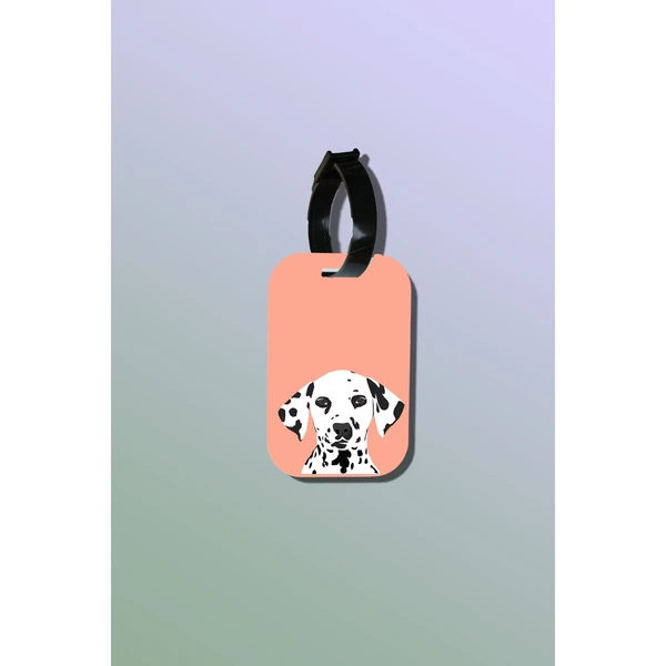 Thẻ hành lý của chodole làm bằng gỗ ép cán nhựa cao cấp in hình thú cưng Pet Lovers - Dalmation