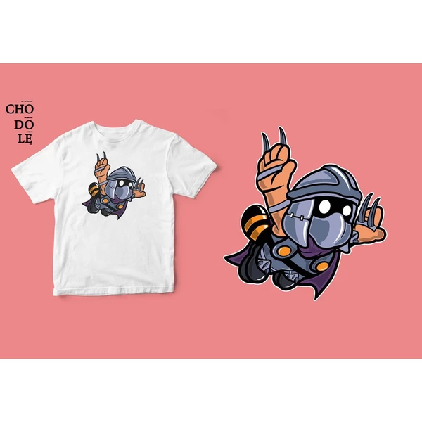 Áo thun unisex cotton 100% in hình Super Heroes Series - Super Shredder (nhiều màu)