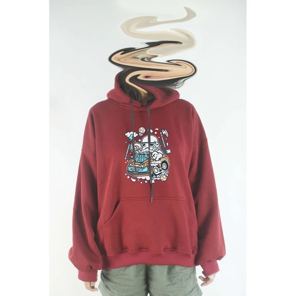 Áo hoodie unisex chodole chất liệu hoodie nỉ, đẹp form rộng cho cả nam và nữ in hình độc đáo Star wars - Trooper Hot rod