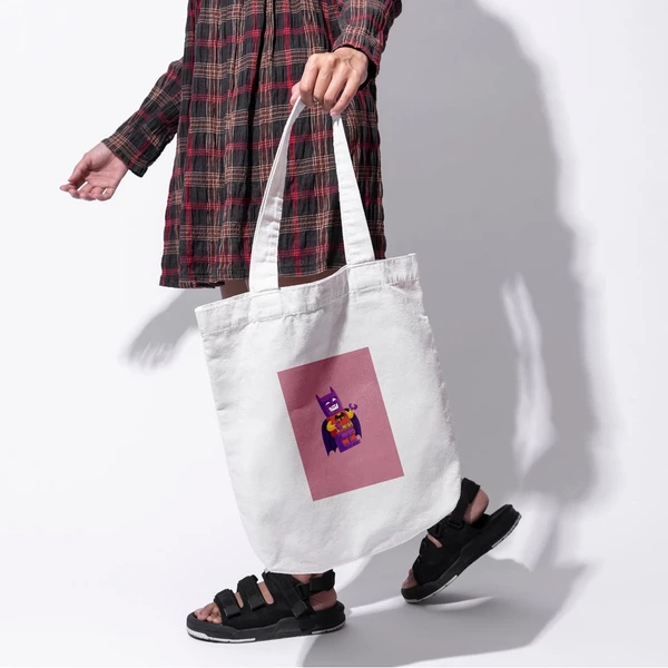 Túi vải tote bag của Chodole chất liệu túi canvas vải bố đẹp in hình độc đáo Batman Joker