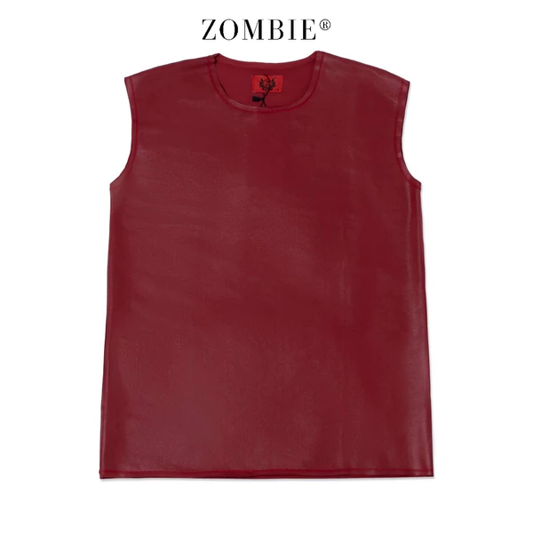 Áo ZOMBIE® Tanktop Leather in red