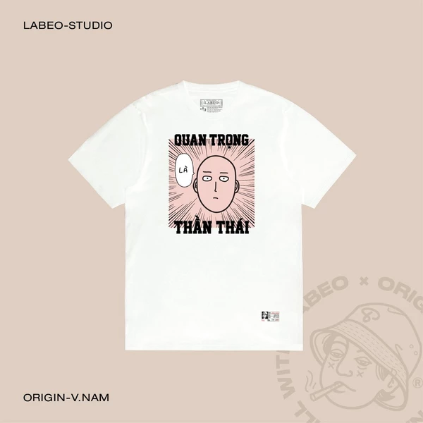 LB08 Áo phông Quan Trọng Là Thần Thái T shirt Made by Labeo