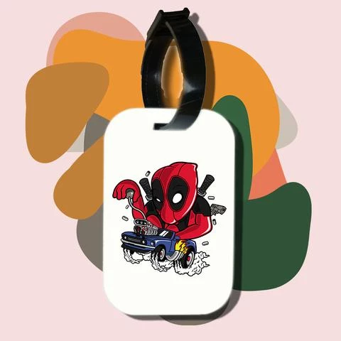 Thẻ hành lý cho túi xách balo du lịch in hình Super Heroes Deadrace (nhiều màu)