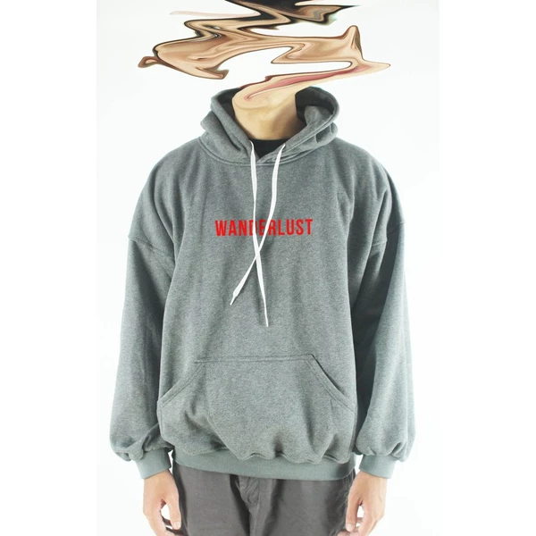 Áo hoodie unisex chodole chất liệu hoodie nỉ, đẹp form rộng cho cả nam và nữ in chữ Wanderlust