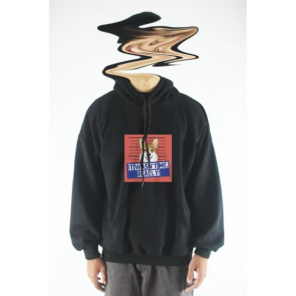 Áo khoác hoodie unisex cotton hình Pet Lovers , It was not me - Corgi (nhiều màu)