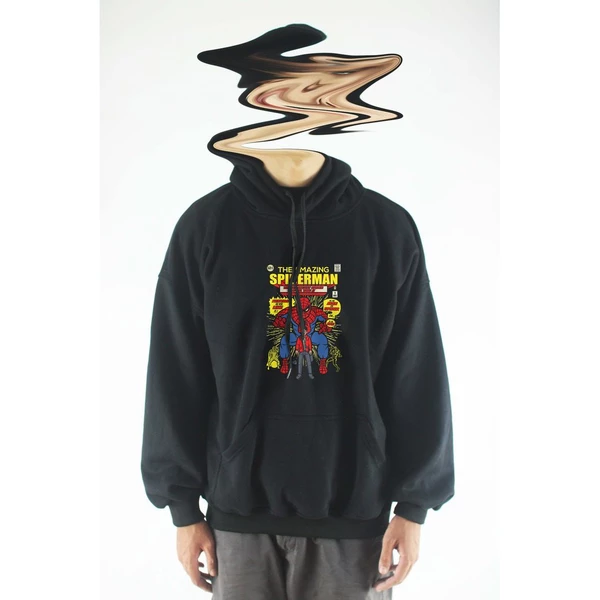 Áo hoodie unisex chodole chất liệu hoodie nỉ, đẹp form rộng cho cả nam và nữ in hình độc đáo The Amazing Spiderman