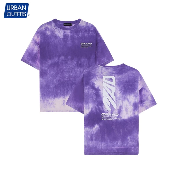 Áo Thun Tay Lỡ Nữ Nam Urban Outfits Dáng Unisex Shopee Form Rộng Big Size 100kg Loang Màu In Chữ SCHOOL 100%Cotton ATO22