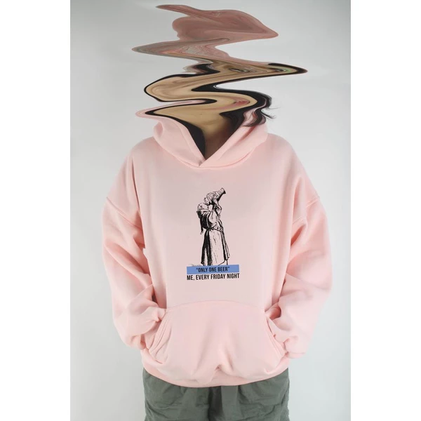Áo hoodie unisex chodole chất liệu hoodie nỉ, đẹp form rộng cho cả nam và nữ in hình độc đáo Friday, Only One beer
