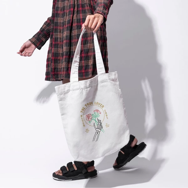 Túi vải tote bag của Chodole chất liệu túi canvas vải bố đẹp in hình độc đáo  The true lover