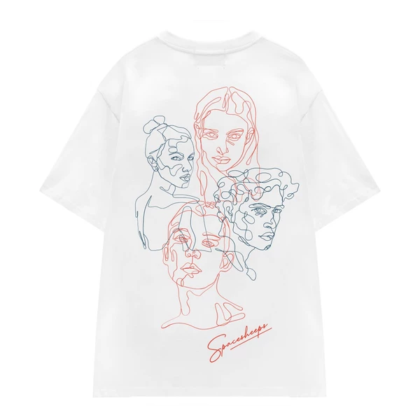Áo Thun Space Sheeps - Portait, Áo Phông Tay Lỡ Unisex Form Rộng