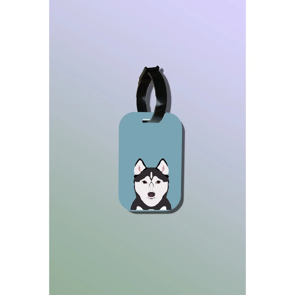 Tag hành lý du lịch in hình Pet Lover - Husky
