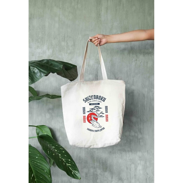 Túi vải tote bag của Chodole chất liệu túi canvas vải bố đẹp in hình độc đáo Shizenboku