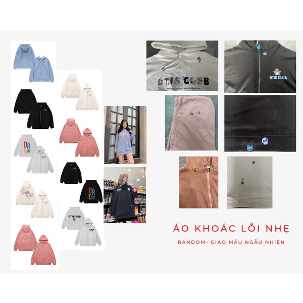 Áo khoác unisex local brand - hàng lỗi nhẹ giao mẫu ngẫu nhiên
