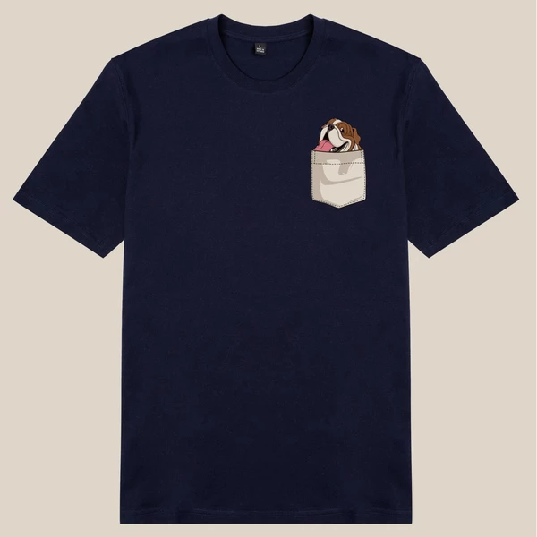 Áo thun unisex cotton in hình Pet lover Peekapoo - Bulldog (nhiều màu)