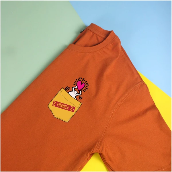 Áo thun cotton 100% in hình Mong manh dễ vỡ