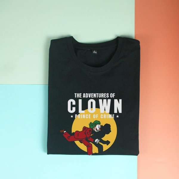 Áo thun ngắn tay unisex Chodole cho cả nam và nữ, chất liệu vải cotton in cotton 100% in hình The adventure of Joker