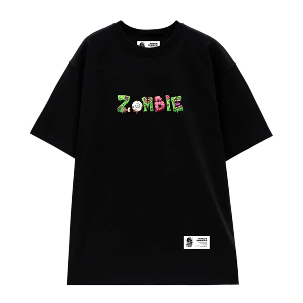 Áo Thun Space Sheeps - Zombie, Áo Phông Tay Lỡ Unisex Form Rộng