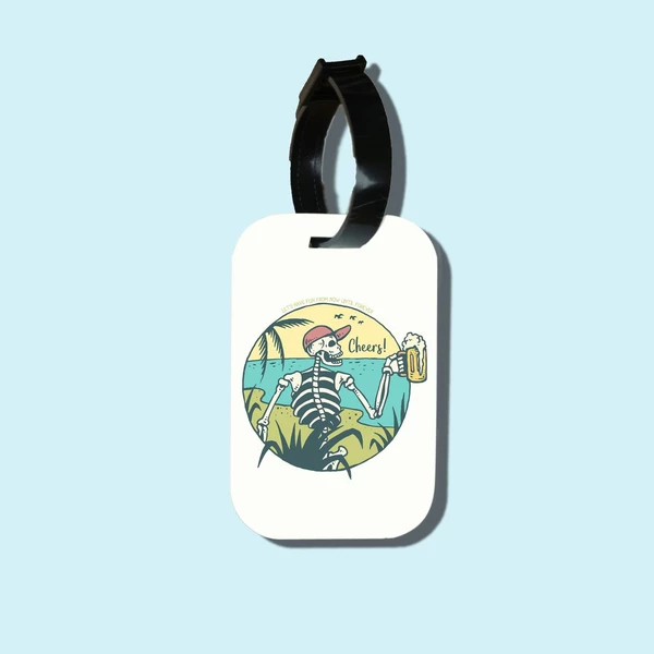  Travel tag cho túi xách/balo du lịch in hình Let's have fun from now until forever