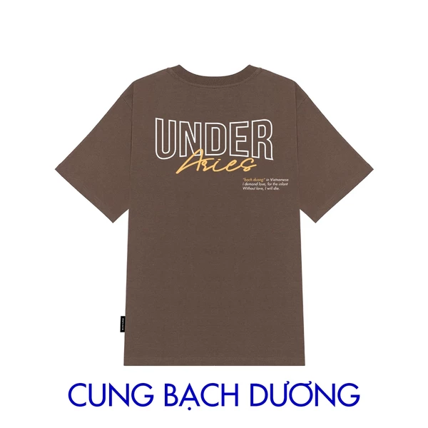 Áo thun UNDER Bạch Dương "12 Cung Hoàng Đạo" + UTS015