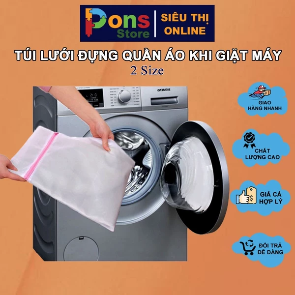 Túi Lưới Đựng Quần Áo Khi Giặt Máy Giặt - PON26